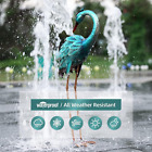 New ListingLarge Metal Garden Crane Statues: Blue Heron Sculpture Yard Art - Stunning Outdo