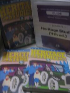 New ListingBJU HERITAGE STUDIES FOR THE 5TH GRADE--4 pc. STUDENT & TEACHER set-4th EDITION