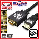 HDMI to VGA Cable Adapter Converter for HDTV PC Desktop Monitor Laptop 4K Video
