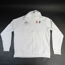 Miami Hurricanes adidas Sweatshirt Men's White New