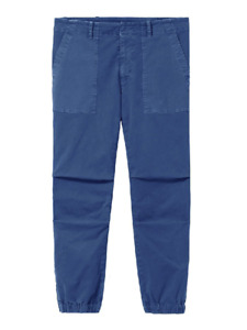 New Nili Lotan $325 French Military Crop Pants in Vintage Blue; 2