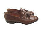 Johnston Murphy Men's Tasseled Loafer sz 12 W Brown 15-0780 Leather