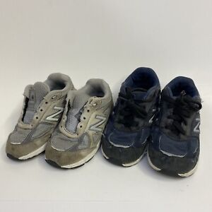 New Balance 990 Sneakers LOT Running Shoes Toddler 5 Blue Gray Lace Up
