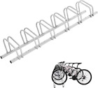Houseware 6 Bicycle Floor Parking Adjustable Storage Stand Bike Rack Parking Gar