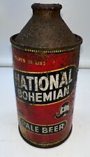Vintage National Bohemian Pale Beer Advertising Cone Top 12 oz. Can Baltimore MD