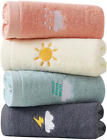 New ListingBathroom Hand Towels Set of 4, Hand Towel Soft 100% Cotton Towel Highly Absorben