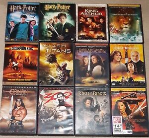 Fantasy Movie Collection (12 DVDs) (See pic for titles in lot)