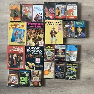 27 music cassette tapes. Job lot 60s 70s  Rock  Country Ray Charles