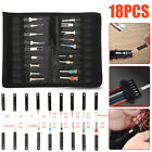 18Pcs Heavy Duty Thick Car Terminal Removal Kit Wire Connector Pin Release Tool