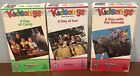 LOT of 3 KIDSONGS VHS 📼 Day At Camp/Day of Fun/Day with Animals