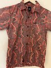 Vintage Tanoa Hawaiian Shirt Xxs / Kid14 Cotton Reverse Design Cotton Free Ship