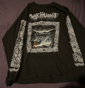 WITCH VOMIT BURIED DEEP IN A BOTTOMLESS GRAVE LONG SLEEVE SHIRT 2XL Death Metal