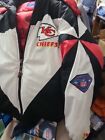 Vintage Kansas City Chiefs Pro Player Full Zip Puffer Jacket Large Red/Black NFL