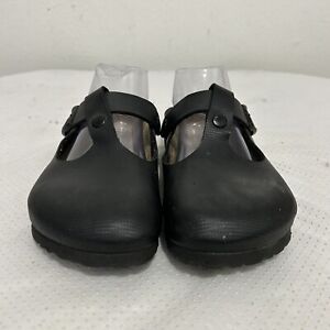 Papillio Birkenstock Fussbett Textured Black Clogs Sandal Women’s 245 US 7 EU 38