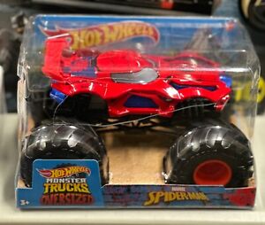 Hot Wheels Monster Trucks Spider-Man Spiderman Oversized Marvel 1:24 Scale
