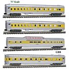 N 1:160 Scale UNION PACIFIC 4 Car Passenger Set MODEL POWER New in Box