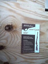 WARDS WESTERN FIELD 30/30 MODEL EMN-740 LEVER ACTION RIFLE OWNERS MANUAL