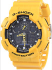 Casio G-SHOCK GA100A-9A XL Standard Analog-Digital Yellow Resin 200m Men's Watch