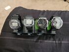 Lot Of 4 Casio Digital Mens Watches