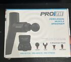 PRO Fit Percussion Muscle Massager Gun w/ 6 Speeds & 4 Attachment Heads New