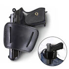 Tactical Leather Holster Right Hand IWB OWB Belt Concealed Carry Pistol Holster