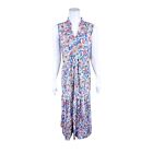 Tolani Collection Women's Pullover Sleeveless V-Neck Dress Floral X-Large Size