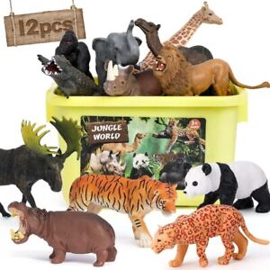 Wildlife Animals Model 12 Safari Large Realistic Collectibles Educational Toys