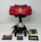 Nintendo Virtual Boy System w/ Stand & Mario Tennis - Works Great - Tested