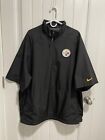 New ListingNike Pittsburgh Steelers On Field Shirt With Pockets Short Sleeve Black 2xl