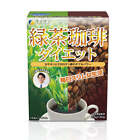 FINE JAPAN Green Tea Coffee Diet 30 stick Instant Coffee powder chlorogenic acid