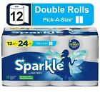 Sparkle Pick-a-Size Paper Towels, White, 12 Double Rolls- Now Stronger