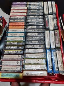 RARE 8 TRACK TAPES-$3 each of YOUR CHOICE-VARIOUS GENRE and ARTISTS-WE COMBINE-g