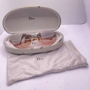 Christian Dior Vintage Sunglasses YB7KH Titanium Pink Authentic 302
