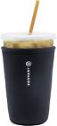 Sok It Java Sok Iced Coffee & Cold Soda Insulated Neoprene Cup Sleeve (Black, Me