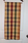COUNTRY CURTAINS Brand Set of TWO Moire Plaid JEWEL Panels 100