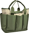 Garden Tool Bag, Gardening Tote With Pockets Canvas Heavy-duty