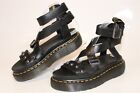 Dr. Martens Imojeen Womens Size 6 37 Black Leather Buckle Sandal Shoes 27569001