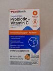 CVS Health Probiotic + Vitamin C Immunity Support 30 Powder Sticks Orange Flavor