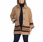 Pendleton Ladies' Wool Topper Coat Jacket Sweater - TAN - Large FAST SHIPPING