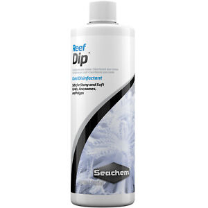 Seachem Reef Dip 500mL Elemental Iodine Complex Disinfects Corals and Frags