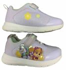 Paw Patrol Toddler Size 8c Girls Light Purple White Sneaker Shoe Skye Liberty