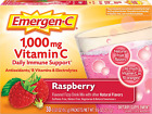 Raspberry Emergen C 1000Mg Vitamin C Powder B vitamins Immune Support 30 Packets