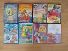 DVD'S  Lot Of 8 NR Rating Elmo's World Bugs Bunny Yo Gabba Gabba Good Condition