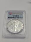 2022 $1 American Silver Eagle PCGS MS70 Flag Label FirstStrike FS
