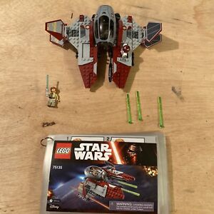 75135 LEGO Star Wars Obi-Wan's Jedi Interceptor Retired Almost Complete