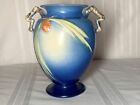 New ListingROSEVILLE POTTERY, BLUE PINECONE DOUBLE HANDLED 8