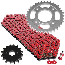 Red Drive Chain And Sprocket Kit for Honda CM400A CM400C CM400E CM400T 79-81 (For: Honda)