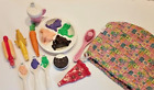 Amazing Amy Doll Replacement Food Plate Spoons Bag Accessories Lot Vintage