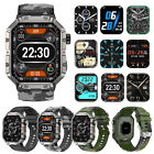 Military Smart Watch for Men(Answer/Make Calls) Rugged Tactical Fitness Tracker