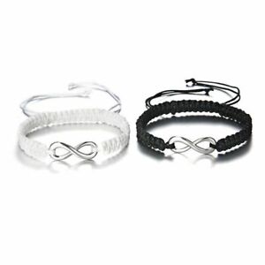 2pcs Infinity Bracelet Couple Friendship Best Friends Sister Love His and Hers